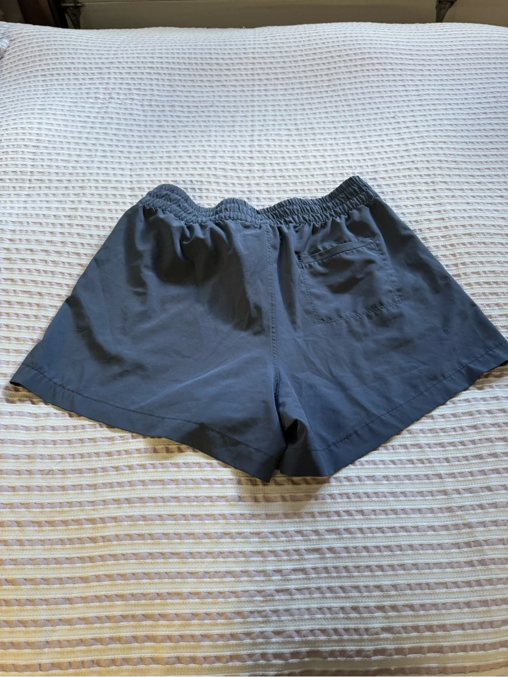 Women's Charcoal Gray Athletic Shorts with Elastic Waist